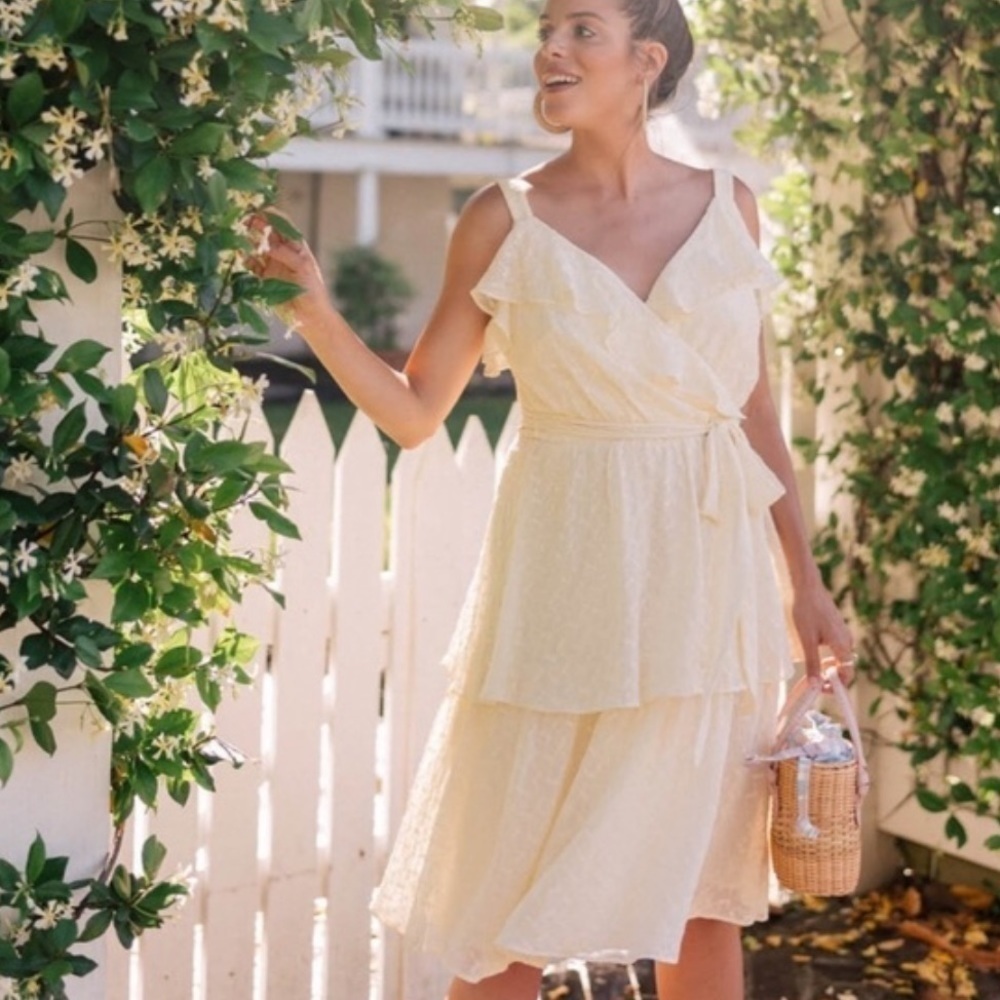 Gal Meets Glam Helena Ruffle Mini Dress - Picture 2 of 15